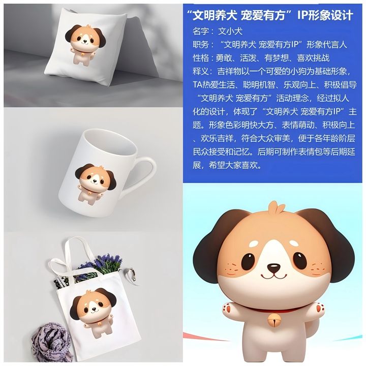 “文明养犬 宠爱有方”IP形象征集活动获奖作品揭晓 “文明养犬 宠爱有方”IP形象征集活动获奖作品揭晓